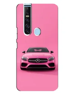 Чехол для TECNO Camon 15 Pro с картинкой «Розовый Mercedes AMG»