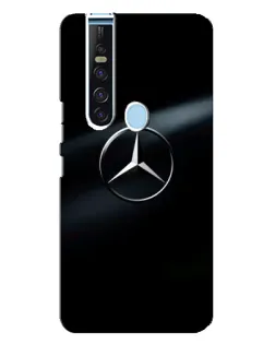 Чехол для TECNO Camon 15 Pro с картинкой «Mercedes на металле»