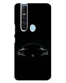Чехол для TECNO Camon 15 Pro с картинкой «Mercedes — силуэт авто»