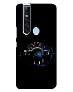 Чохол для TECNO Camon 15 Pro з картинкою «Салон Audi — кермо»