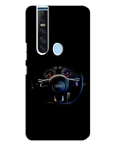 Чехол для TECNO Camon 15 Pro с картинкой «Салон Audi — руль»