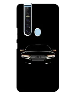 Чехол для TECNO Camon 15 Pro с картинкой «Audi — ночной контур» Чехол для TECNO Camon 15 Pro с картинкой «Audi — ночной контур»