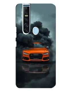 Чехол для TECNO Camon 15 Pro с картинкой «Audi в облаках дыма» Чехол для TECNO Camon 15 Pro с картинкой «Audi в облаках дыма»