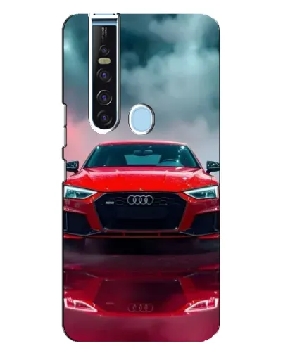 Чехол для TECNO Camon 15 Pro с картинкой «Audi RS — красный стиль»