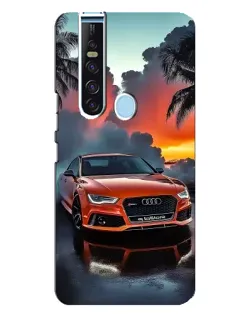 Чехол для TECNO Camon 15 Pro с картинкой «Audi — закат» Чехол для TECNO Camon 15 Pro с картинкой «Audi — закат»