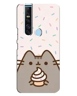 Чехол для TECNO Camon 15 Pro с картинкой «Пушин с кексом» Чехол для TECNO Camon 15 Pro с картинкой «Пушин с кексом»