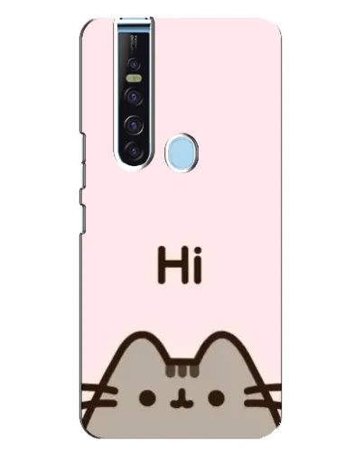 Чохол для TECNO Camon 15 Pro з картинкою «Пушин каже Hi»