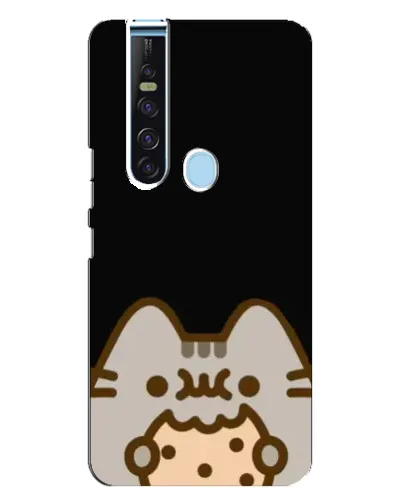 Чохол для TECNO Camon 15 Pro з картинкою «Пушин на чорному»