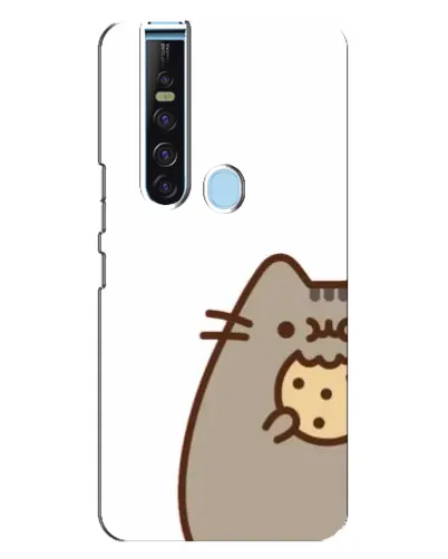 Чохол для TECNO Camon 15 Pro з картинкою «Пушин з печивом»