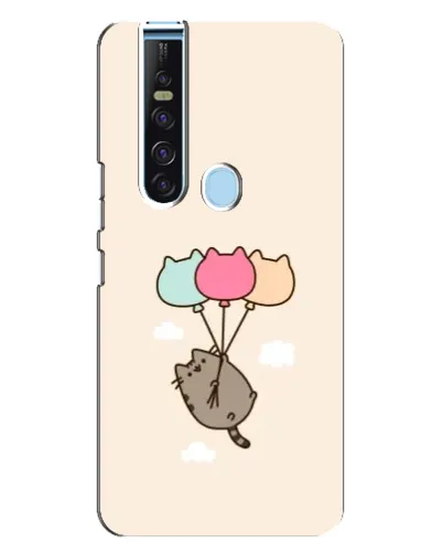 Чохол для TECNO Camon 15 Pro з картинкою «Пушин на кульках»
