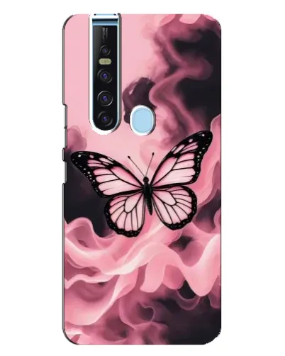 Чехол для TECNO Camon 15 Pro с картинкой «Бабочка в дыму» Чехол для TECNO Camon 15 Pro с картинкой «Бабочка в дыму»