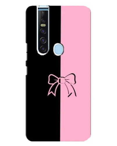 Чехол для TECNO Camon 15 Pro с картинкой «Половинки банта» Чехол для TECNO Camon 15 Pro с картинкой «Половинки банта»