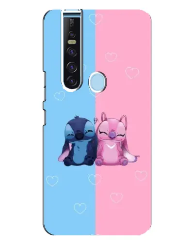 Чохол для TECNO Camon 15 Pro з картинкою «Stitch та Angel Love» Чохол для TECNO Camon 15 Pro з картинкою «Stitch та Angel Love»