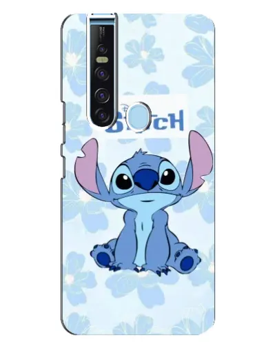 Чохол для TECNO Camon 15 Pro з картинкою «Stitch серед квітів» Чохол для TECNO Camon 15 Pro з картинкою «Stitch серед квітів»