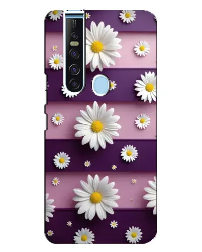 Чохол для TECNO Camon 15 Pro з картинкою «Ромашки на фіолетовому» Чохол для TECNO Camon 15 Pro з картинкою «Ромашки на фіолетовому»
