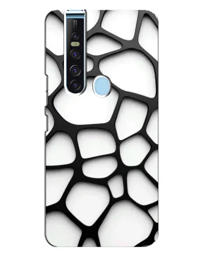 Чохол для TECNO Camon 15 Pro з картинкою «Біла об'ємна сітка» Чохол для TECNO Camon 15 Pro з картинкою «Біла об'ємна сітка»
