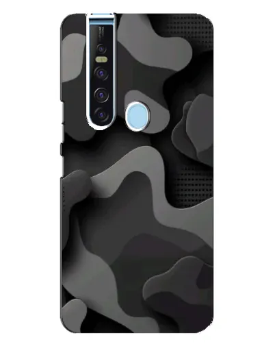 Чохол для TECNO Camon 15 Pro з картинкою «Темний абстрактний камуфляж» Чохол для TECNO Camon 15 Pro з картинкою «Темний абстрактний камуфляж»