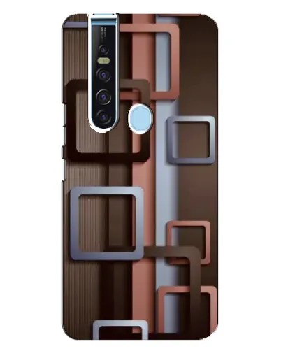 Чохол для TECNO Camon 15 Pro з картинкою «Коричневі об'ємні квадрати» Чохол для TECNO Camon 15 Pro з картинкою «Коричневі об'ємні квадрати»