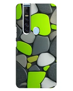 Чохол для TECNO Camon 15 Pro з картинкою «Яскрава неонова галька»
