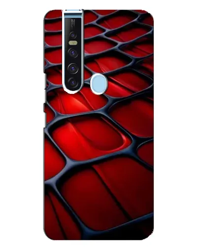 Чохол для TECNO Camon 15 Pro з картинкою «Червона глянцева сітка» Чохол для TECNO Camon 15 Pro з картинкою «Червона глянцева сітка»