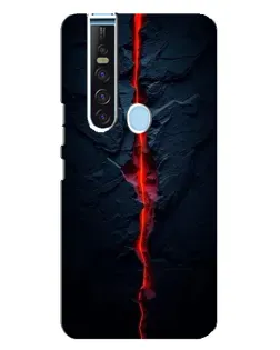 Чохол для TECNO Camon 15 Pro з картинкою «Червона лавова тріщина»