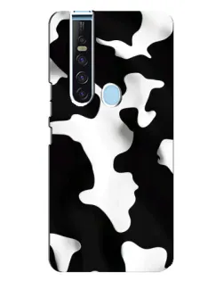 Чохол для TECNO Camon 15 Pro з картинкою «Чорно-біла пляма»