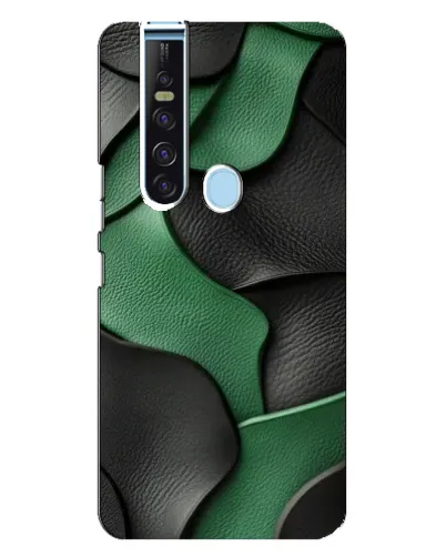 Чохол для TECNO Camon 15 Pro з картинкою «Зелені шкіряні хвилі» Чохол для TECNO Camon 15 Pro з картинкою «Зелені шкіряні хвилі»
