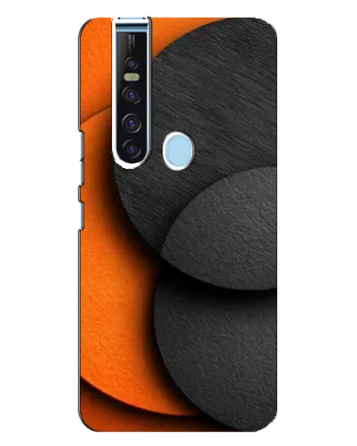Чохол для TECNO Camon 15 Pro з картинкою «Геометрія помаранчевих кіл» Чохол для TECNO Camon 15 Pro з картинкою «Геометрія помаранчевих кіл»
