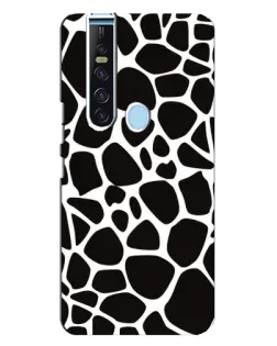 Чохол для TECNO Camon 15 Pro з картинкою «Чорно-білий жираф»