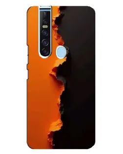 Чохол для TECNO Camon 15 Pro з картинкою «Помаранчевий розлом»