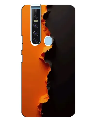 Чохол для TECNO Camon 15 Pro з картинкою «Помаранчевий розлом» Чохол для TECNO Camon 15 Pro з картинкою «Помаранчевий розлом»