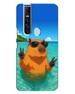 Чехол для TECNO Camon 15 Pro с картинкой «Морская капибара» Чехол для TECNO Camon 15 Pro с картинкой «Морская капибара»