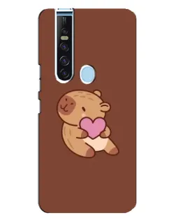 Чехол для TECNO Camon 15 Pro с картинкой «Капибара с сердцем» Чехол для TECNO Camon 15 Pro с картинкой «Капибара с сердцем»