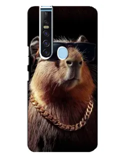 Чехол для TECNO Camon 15 Pro с картинкой «Капибара золотая цепь» Чехол для TECNO Camon 15 Pro с картинкой «Капибара золотая цепь»