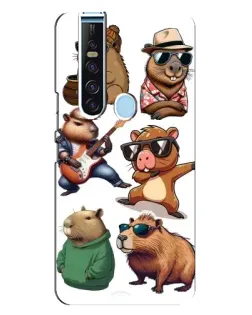 Чехол для TECNO Camon 15 Pro с картинкой «Крутые капибары музыканты» Чехол для TECNO Camon 15 Pro с картинкой «Крутые капибары музыканты»