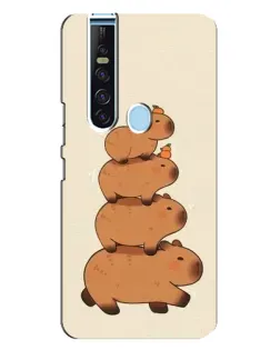 Чехол для TECNO Camon 15 Pro с картинкой «Башня из капибар» Чехол для TECNO Camon 15 Pro с картинкой «Башня из капибар»