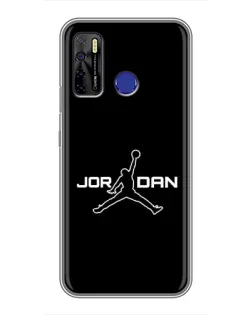Чохол для TECNO Camon 15 з картинкою «Nike Pink Swirl»