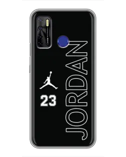 Чохол для TECNO Camon 15 з картинкою «Jordan Vertical»