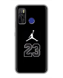 Чохол для TECNO Camon 15 з картинкою «Jordan Flight 23»