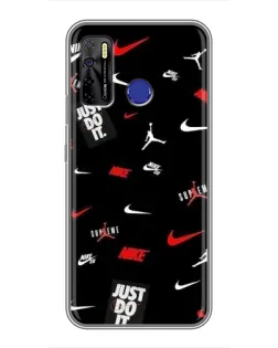 Чохол для TECNO Camon 15 з картинкою «Nike Mix Pattern»