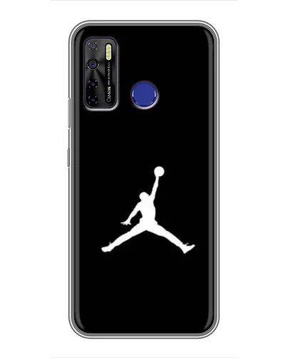 Чохол для TECNO Camon 15 з картинкою «Jordan Silhouette» Чохол для TECNO Camon 15 з картинкою «Jordan Silhouette»