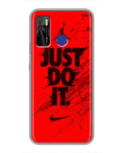 Чохол для TECNO Camon 15 з картинкою «Nike Just Do It» Чохол для TECNO Camon 15 з картинкою «Nike Just Do It»