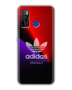 Чохол для TECNO Camon 15 з картинкою «Adidas Red Neon»