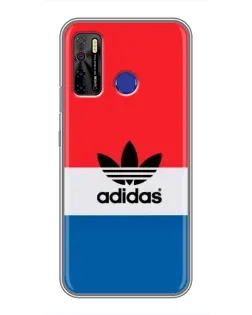 Чохол для TECNO Camon 15 з картинкою «Ретро блоки Adidas»