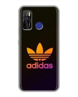 Чохол для TECNO Camon 15 з картинкою «Градієнт Adidas»