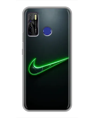 Чохол для TECNO Camon 15 з картинкою «Неоновий контур Nike» Чохол для TECNO Camon 15 з картинкою «Неоновий контур Nike»