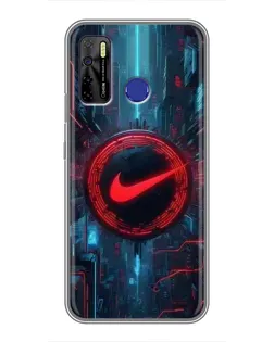 Чохол для TECNO Camon 15 з картинкою «Техногенний стиль Nike»