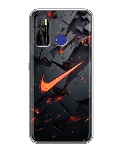 Чохол для TECNO Camon 15 з картинкою «Nike — ефект розломів» Чохол для TECNO Camon 15 з картинкою «Nike — ефект розломів»