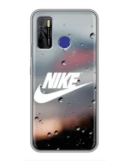 Чохол для TECNO Camon 15 з картинкою «Nike у стилі ретро»