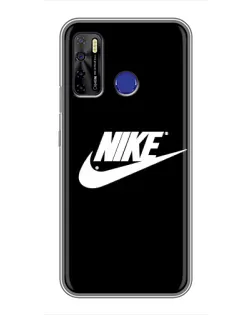 Чохол для TECNO Camon 15 з картинкою «Мазки фарби Nike»